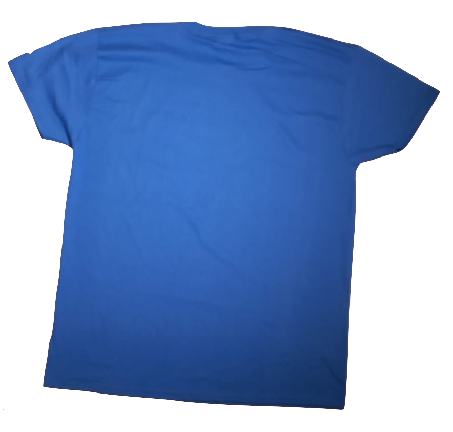 Shirt universum blauw achterkant