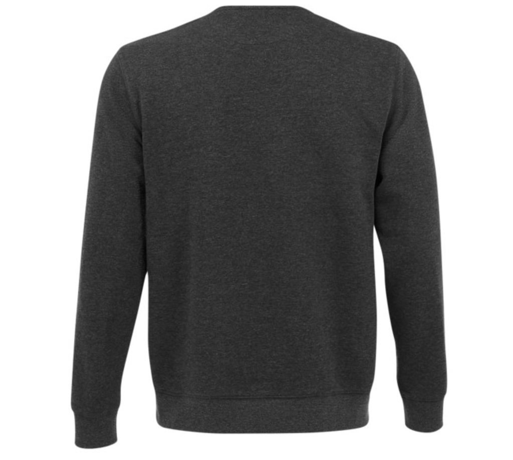 Wood King sweater zwart geborduurd back