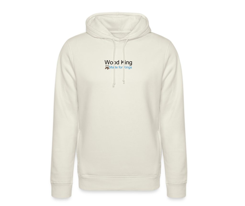 Wood King hoodie clean natural