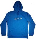 Wood King hoodie premium light Blue