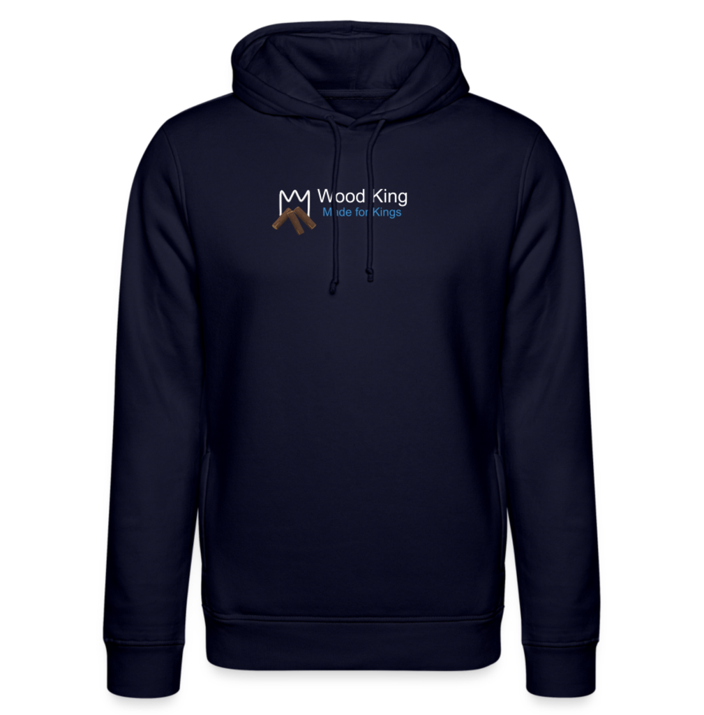 Wood King premium hoodie blauw