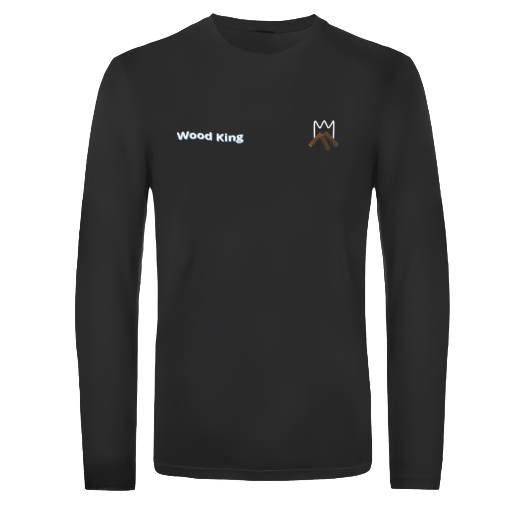 Wood King Long sleeve black