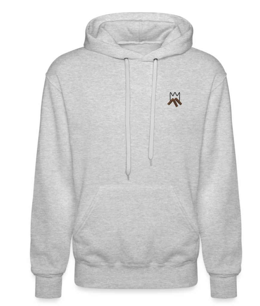 Wood King Ethan hoodie Heather Gray