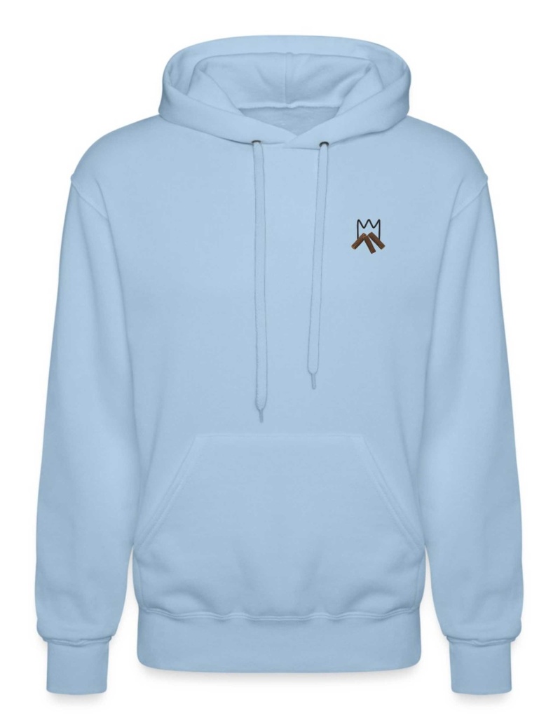 Wood King Ethan hoodie Sky Blue