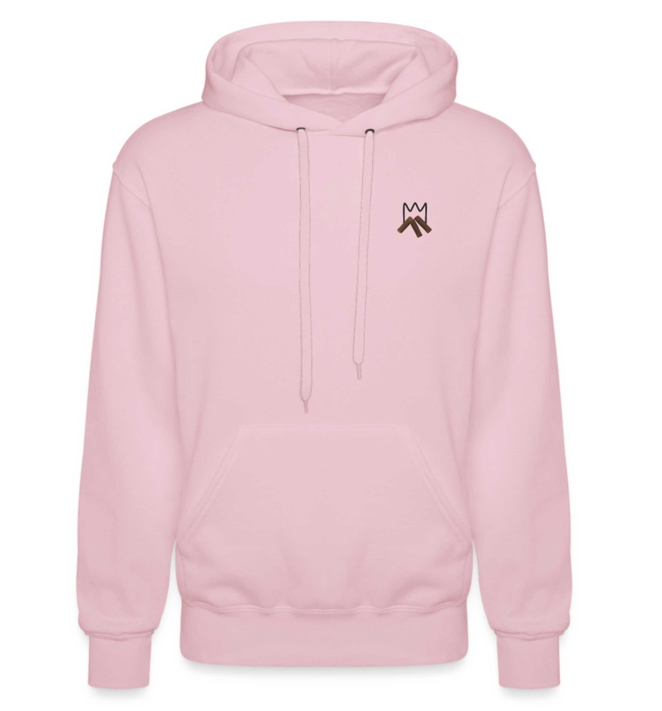 Wood King Ethan hoodie licht roze