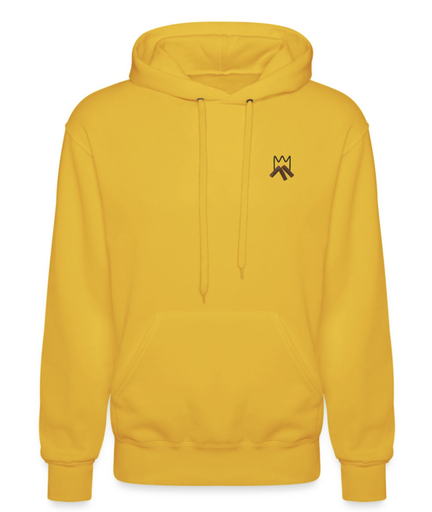 Wood King Ethan hoodie geel